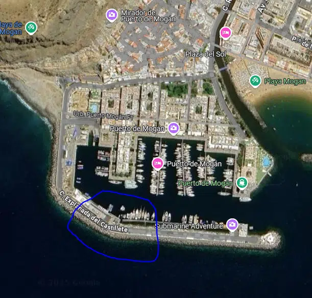 Mapa Puerto de Mogán